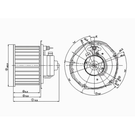 Gpd Blower Motors, 2311597 2311597